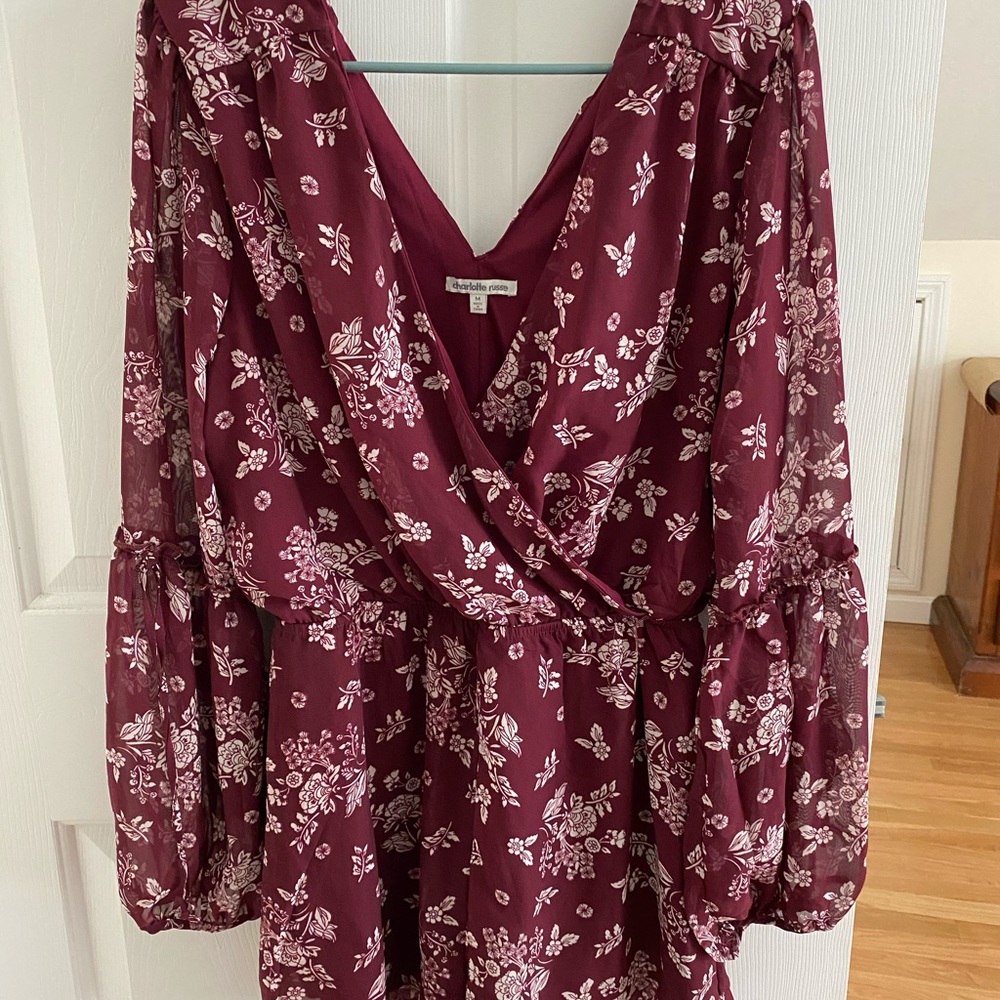 Floral print romper